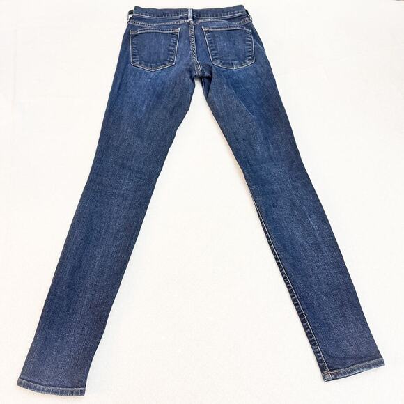 Frame Le Skinny De Jeanne Dark Wash Denim Jeans Size 25 - Picture 3 of 8